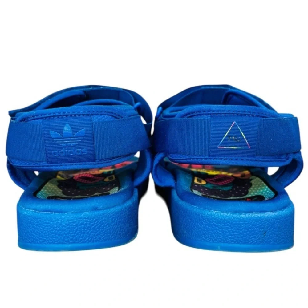 Adidas x Pharrell Adilette 2.0 Men’s Blue Colorway Sandals Size 13